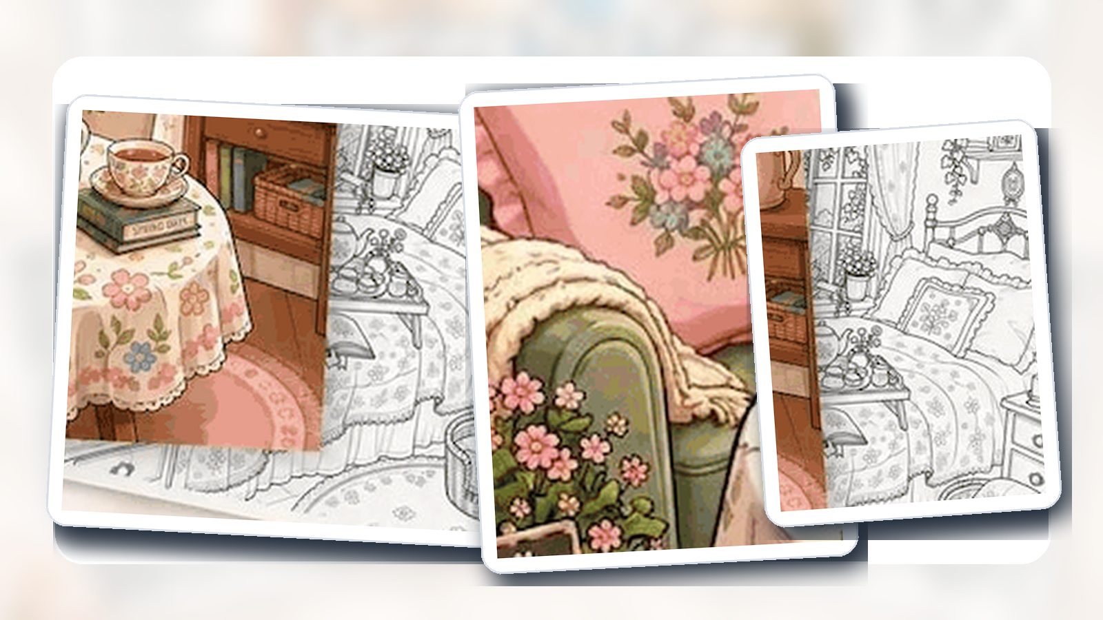 Watercolor Coloring Book guide with printable coloring book artwork and coloring supplies