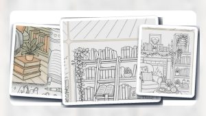 Alcohol Markers Coloring Books guide with printable coloring book artwork and coloring supplies