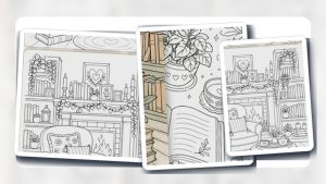 Black Girl Coloring Book guide with printable coloring book artwork and coloring supplies
