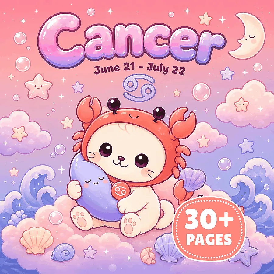 Printable Cancer Cat Coloring Book printable coloring book preview 1