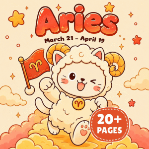 Zodiac cat coloring preview for choosing a page by sign and visual fit